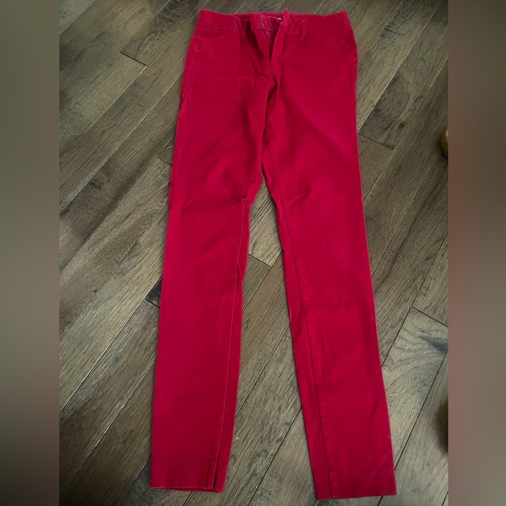 Old Navy pixie cut women’s size 4 tall redish pants